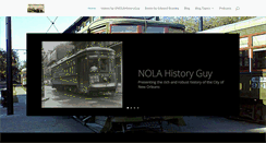 Desktop Screenshot of nolahistoryguy.com